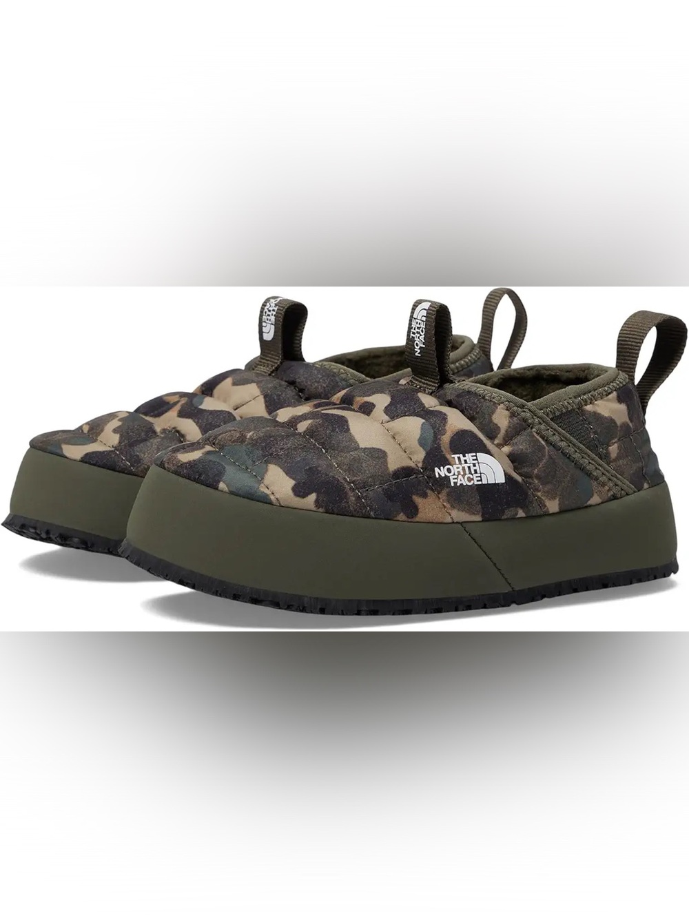 The North Face Kids Boys Camo Camouflage Print Slippers. 2.
